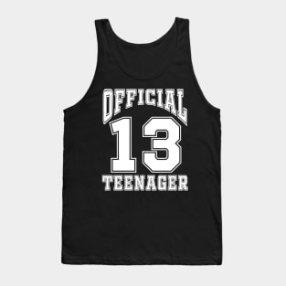 Coolest Gifts For 13 Year Old Boy Girl Official Teenager Tank Top